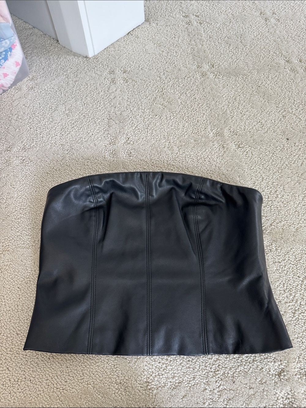 Banana Republic Black Strapless Bustier Top